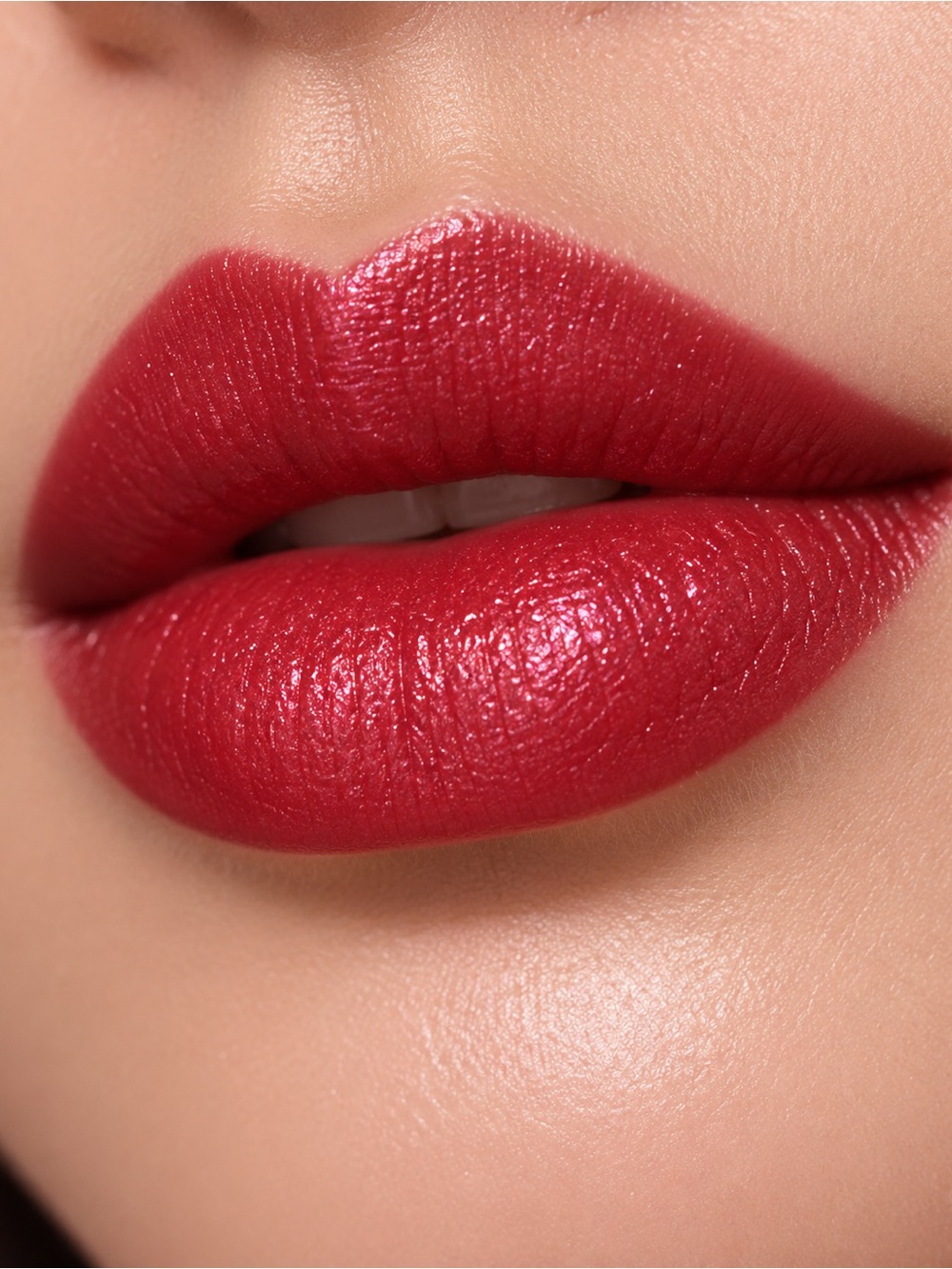 NEW Metallic Vibrant Red lipstick with vitamins A & E- Made in Turkey